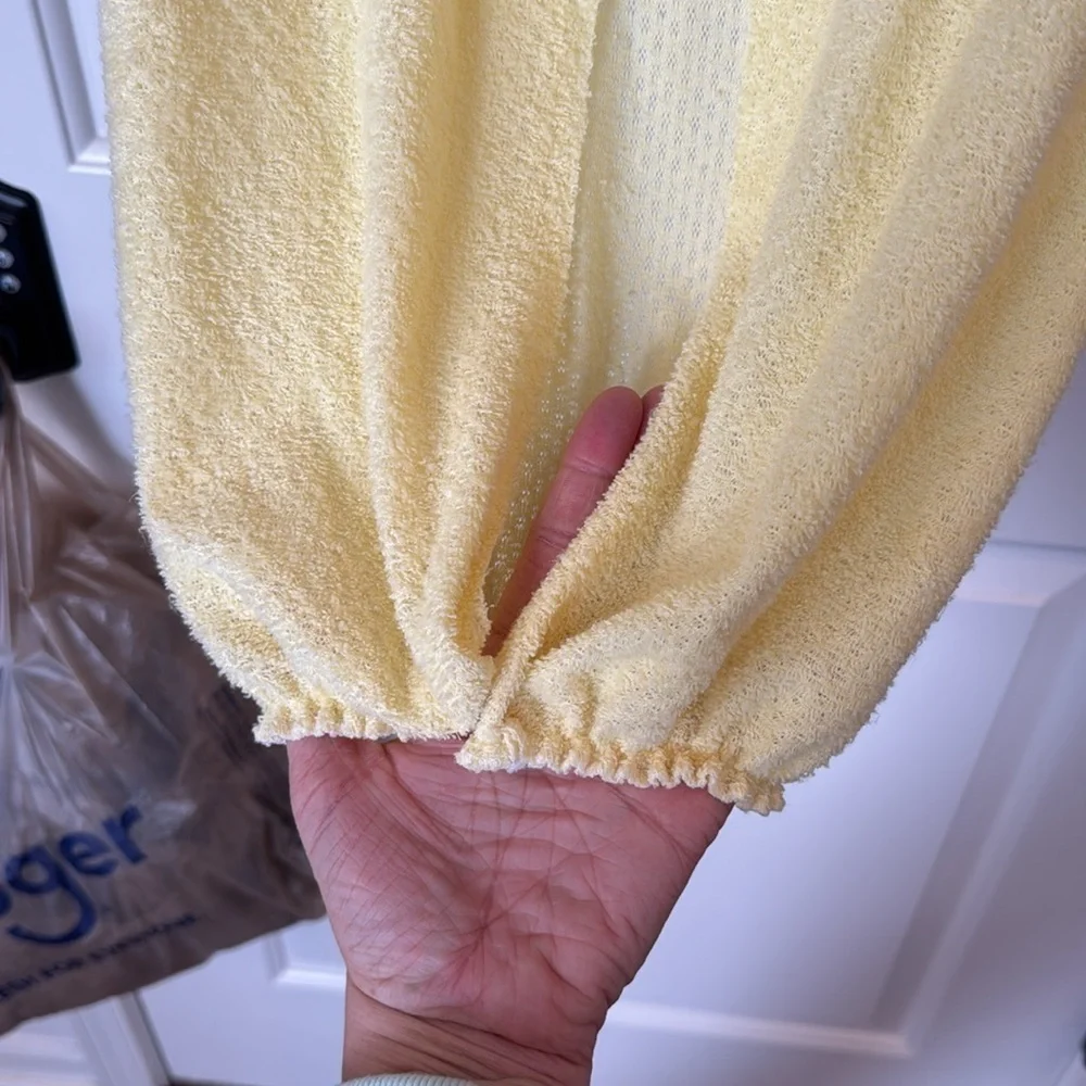 Baby Bliss size 6 months vintage baby night gown yellow